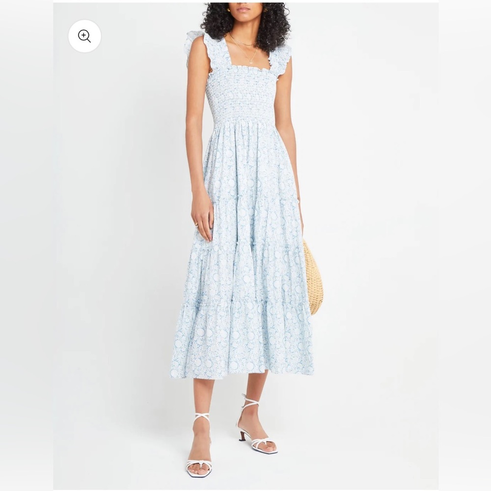 NWT Kourt calypso maxi dress in blue floral size XS